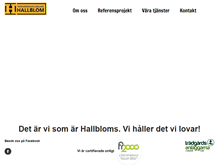 Tablet Screenshot of hallbloms.com